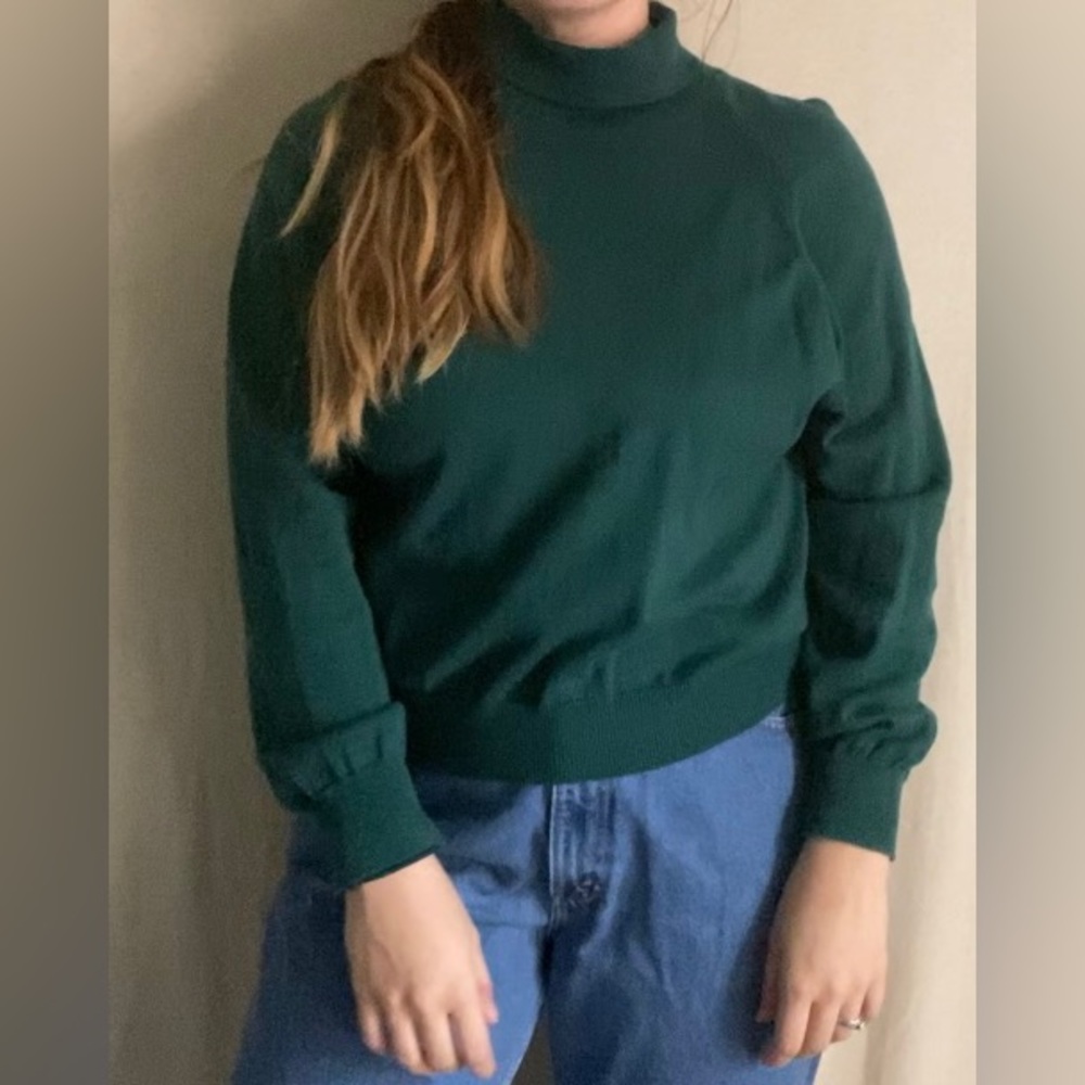 Forest Green Turtleneck